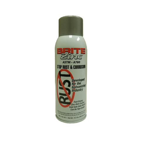 Weld Aid B-100 Brite Zinc Aerosol Spray Can