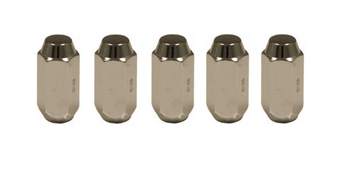 1/2"-20 Long Chrome Acorn Lug Nut (Set of 5)