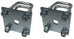Kit de plaque d'attache d'essieu en zinc pour essieu de remorque carré de 1,5"