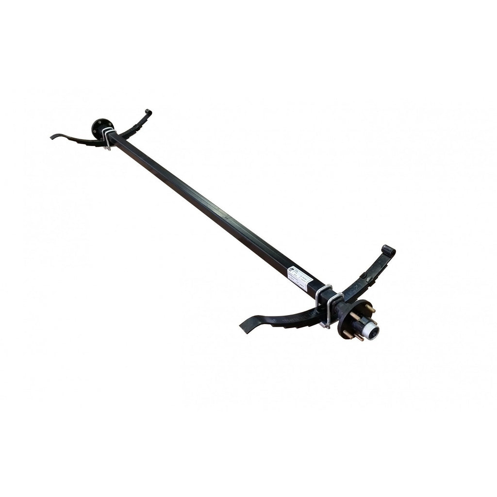 2500 lb Black Powder Coated PWC Trailer Axle w/ Hubs and Springs HF 93.5 SC 83