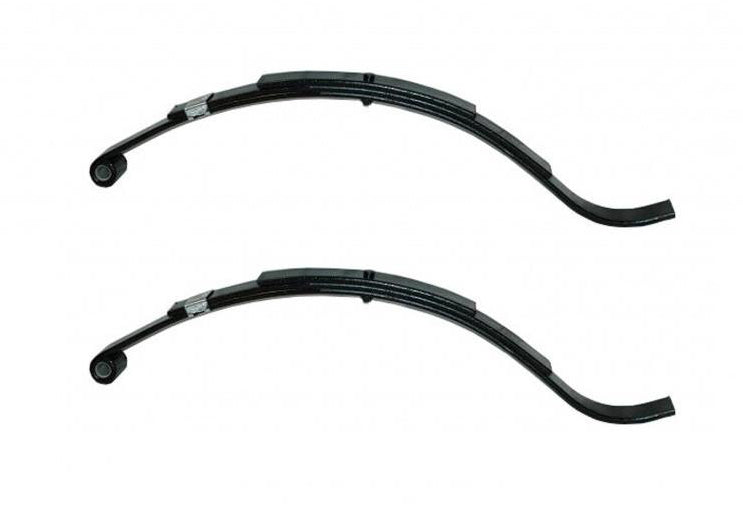Resortes planos tipo zapatilla de 3 hojas, capacidad de 750 lb (cantidad 2)