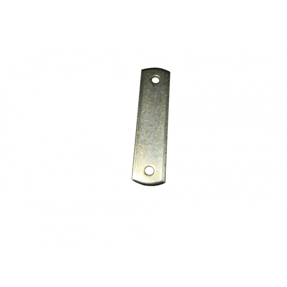 6" x 1.5" x 1.25" Zinc Flat Plate w/ 7/16" Holes