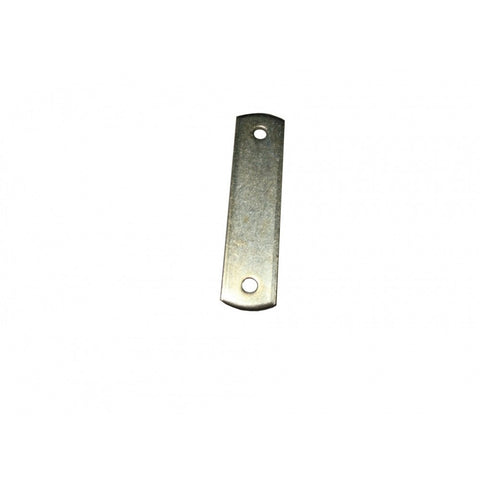 6" x 1.5" x 1.25" Zinc Flat Plate w/ 7/16" Holes