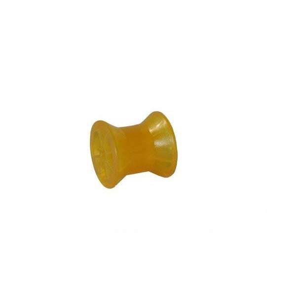 3″ Amber Poly Bow Roller