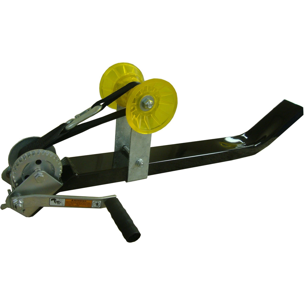 32″ Black Powder Coated Winch Assembly w/ DL 900