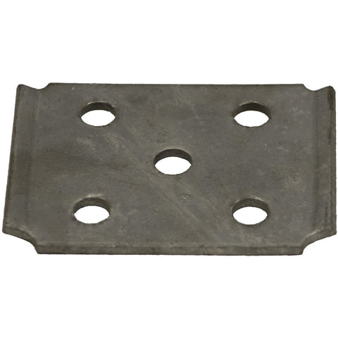 7000# Galvanized Tie Plate for 2" Square Axle Tubing