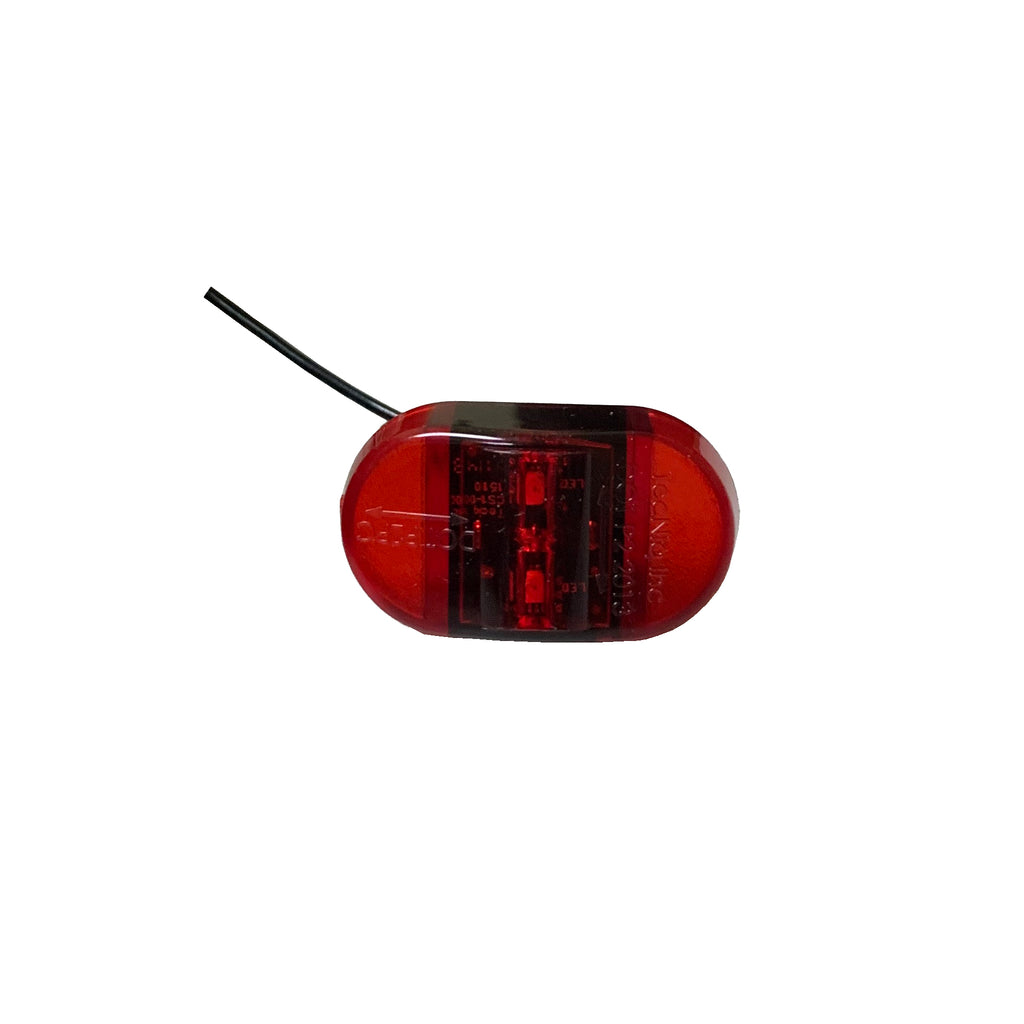TecNiq-S14 Red LED Mini PC Side Marker Light w/ Ground Wire