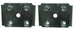 Zinc Axle Tie Plate Kit for 2" Square Trailer Axle