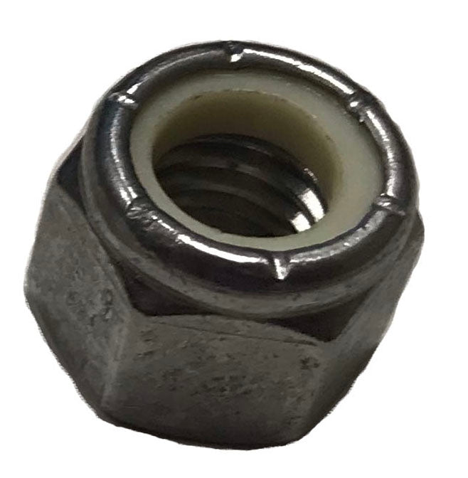 Écrous hexagonaux Nylock en acier inoxydable à filetage 3/8"-16