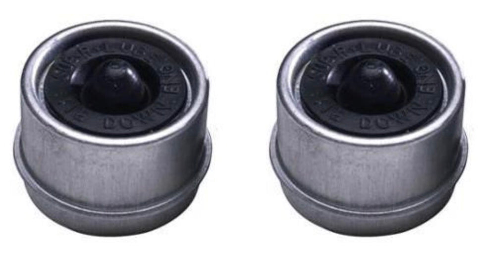 2″ Steel Super Lube Grease Dust Cap & Plug Set (2x)