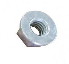 Tuercas De Bloqueo Con Brida Hexagonales 3/8-16 Grado 8 - Acabado Amarillo De Zinc, Elige La Cantidad