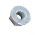 Tuerca de seguridad superior con brida hexagonal de zinc de 3/8"-16