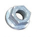 Écrou de blocage supérieur à bride hexagonale en zinc 3/8"-16