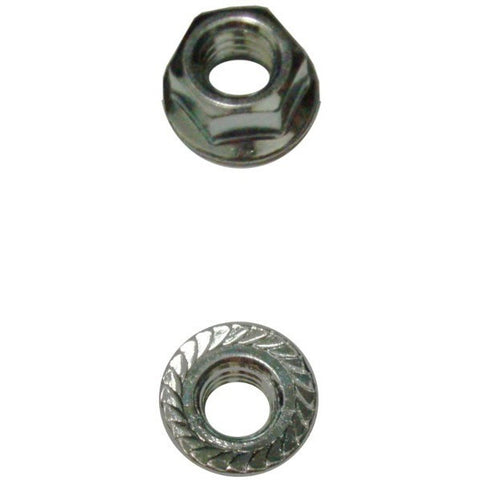 3/8″-16 Serrated Zinc Flange Nut
