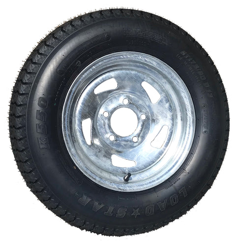 13″ Galvanized Tire & Wheel ST175/80D13 C Load Range