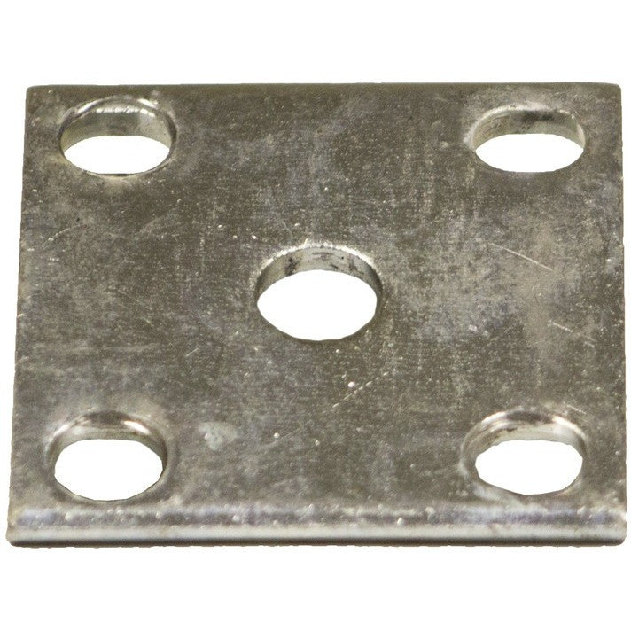 Zinc Axle Tie Plate for 1.5" Square Trailer Axle