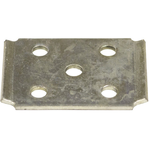 Zinc Tie Plate for 2" Square Axle Tubing
