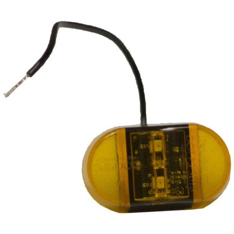 TecNiq-S14 Amber LED Mini PC Side Marker Light w/ Ground Wire