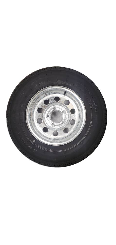 14″ Galvanized Tire & Wheel ST205/75R14 D Load Range